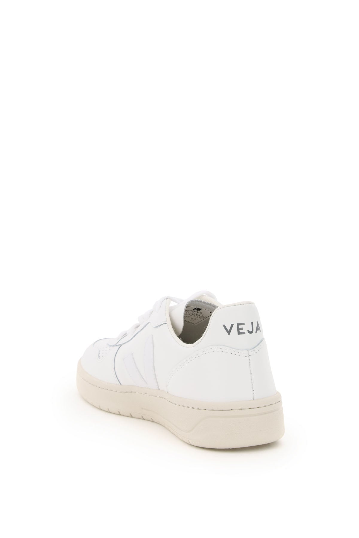 V-10 Leather Sneakers  - White