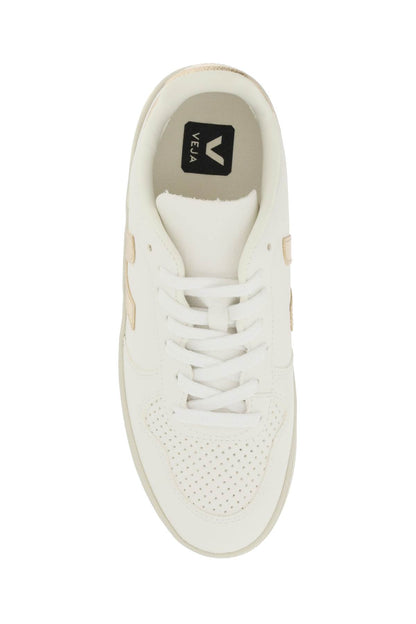 Chromefree Leather V-10 Sneakers  - White