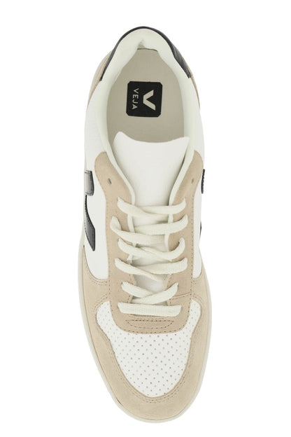 V-10 Suede Sneakers  - Beige