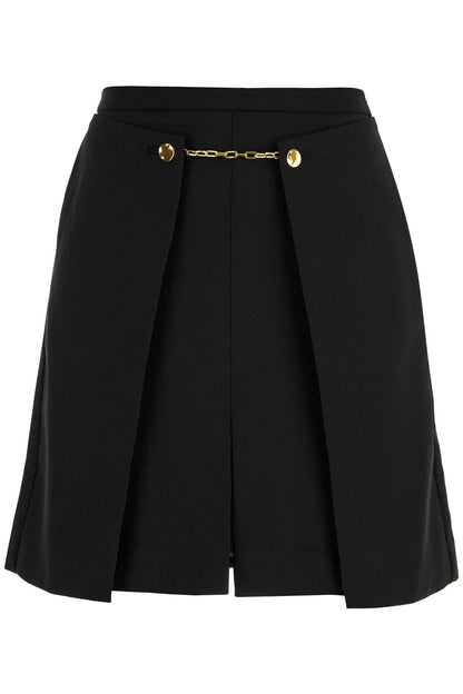 Technical Twill Skirt For Women  - Black