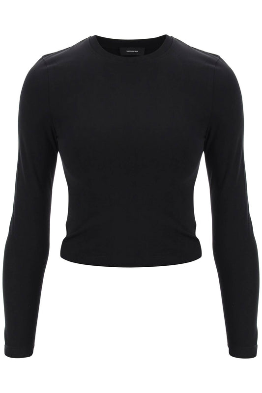 Long-sleeved T-shirt  - Black