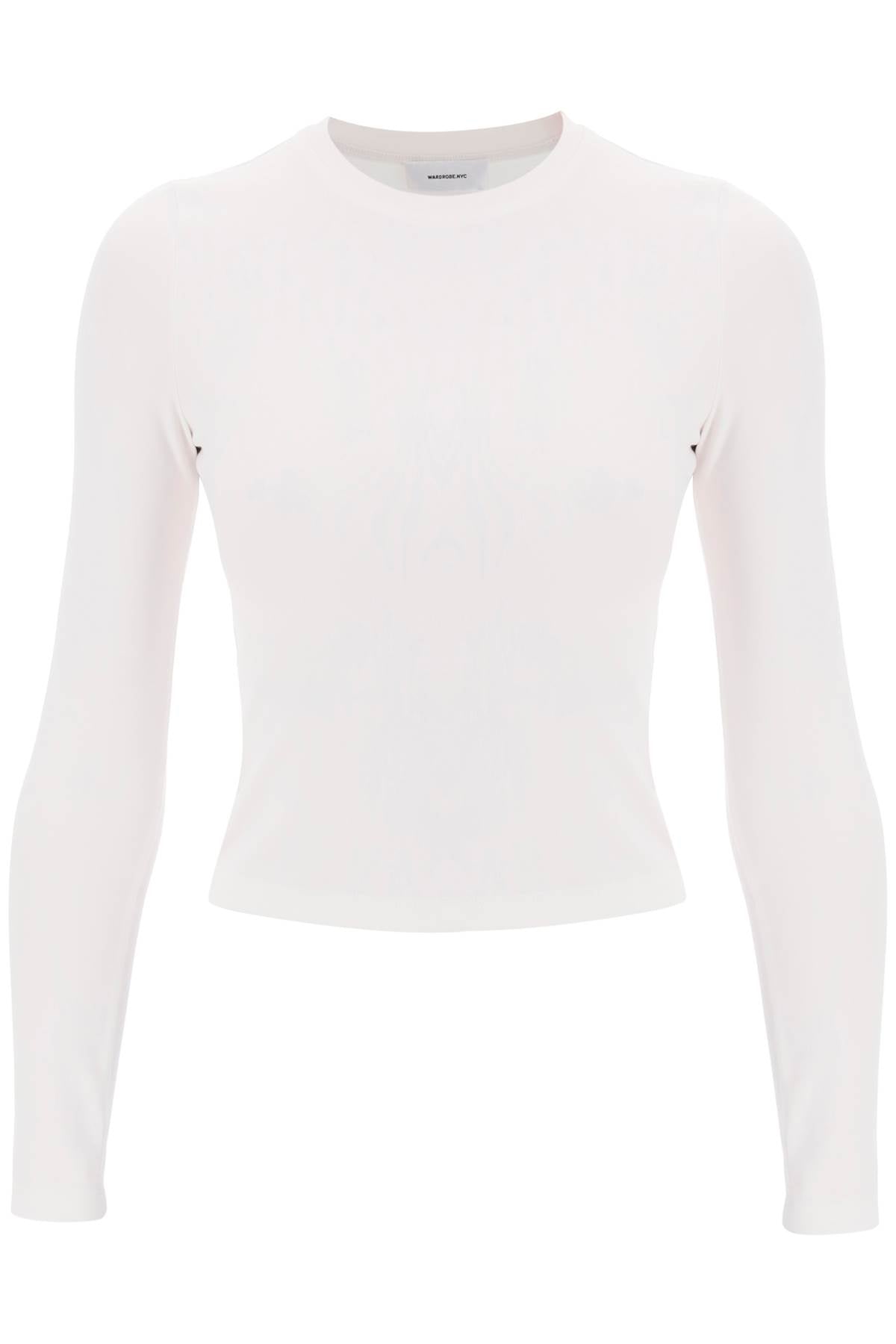 Long-sleeved T-shirt  - White