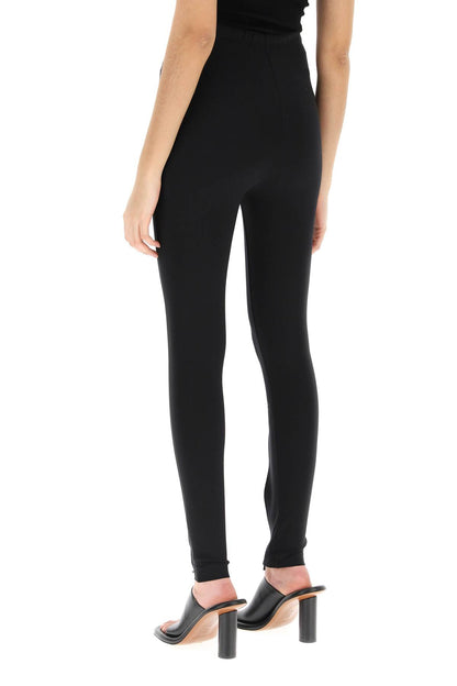 Leggins With Zip Cuffs  - Black