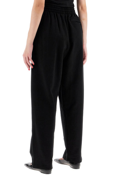 Wide Leg Joggers For Comfortable  - Black