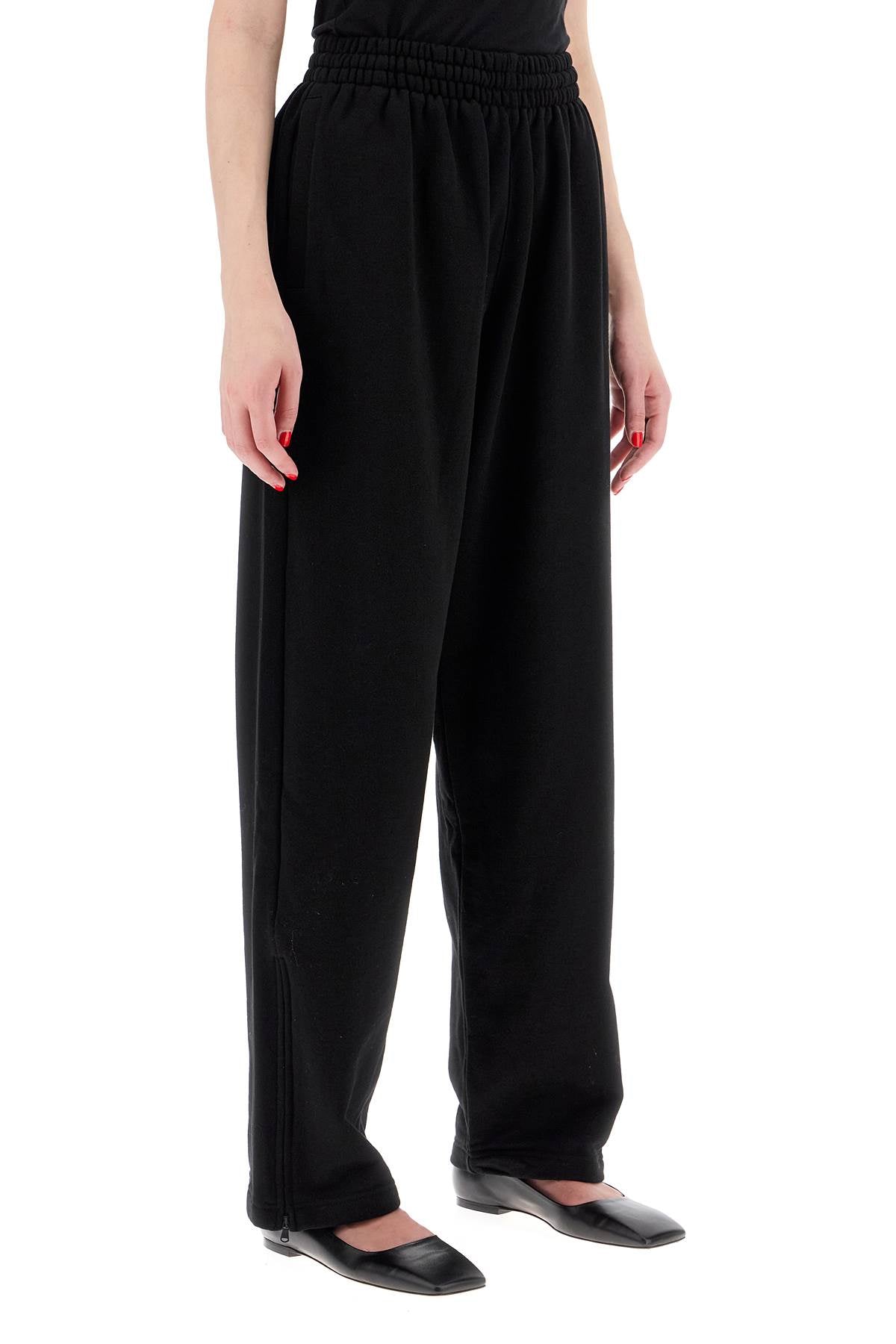 Wide Leg Joggers For Comfortable  - Black