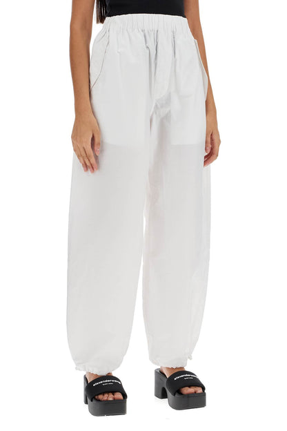 Parachute Poplin Pants  - White