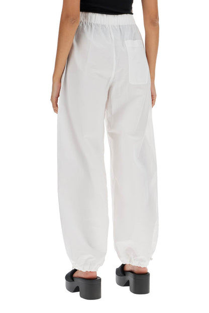 Parachute Poplin Pants  - White