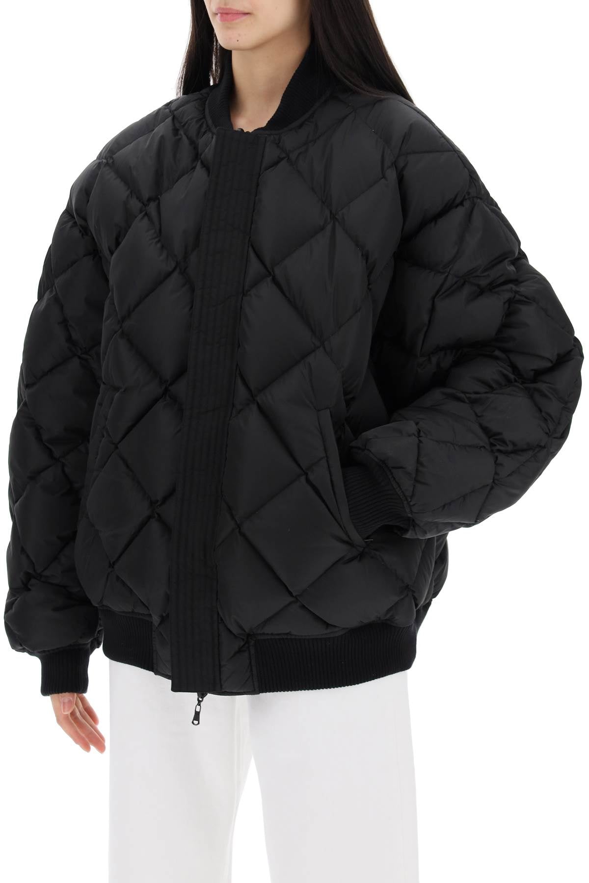 Reversible Bomber Jacket  - Black