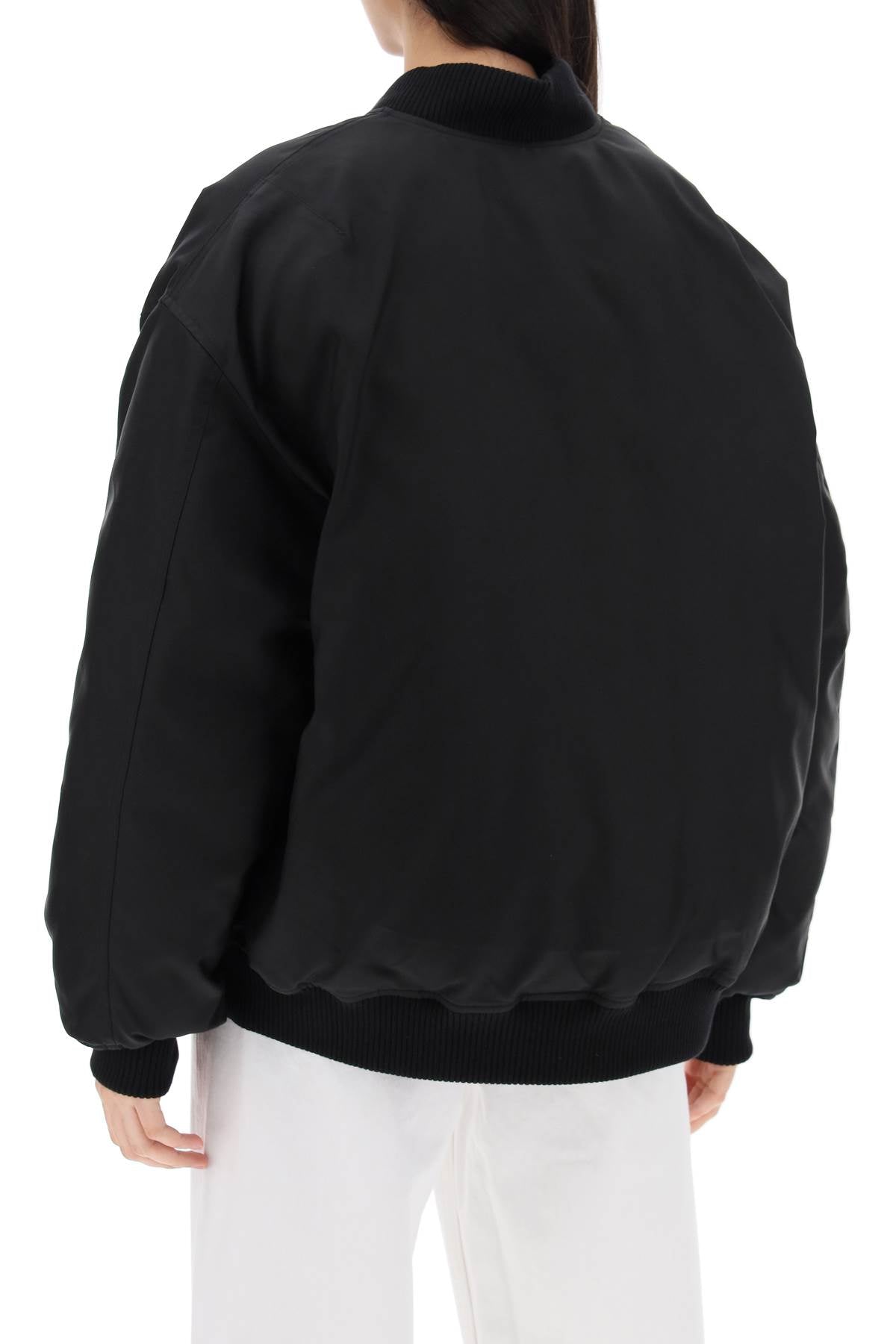 Reversible Bomber Jacket  - Black