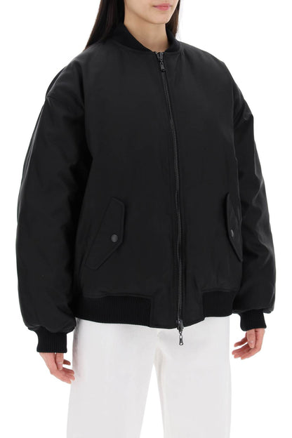 Reversible Bomber Jacket  - Black