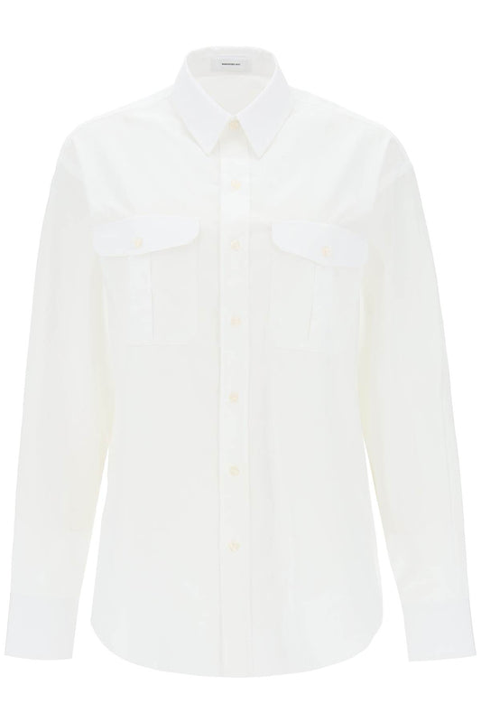 Maxi Shirt In Cotton Batista  - White