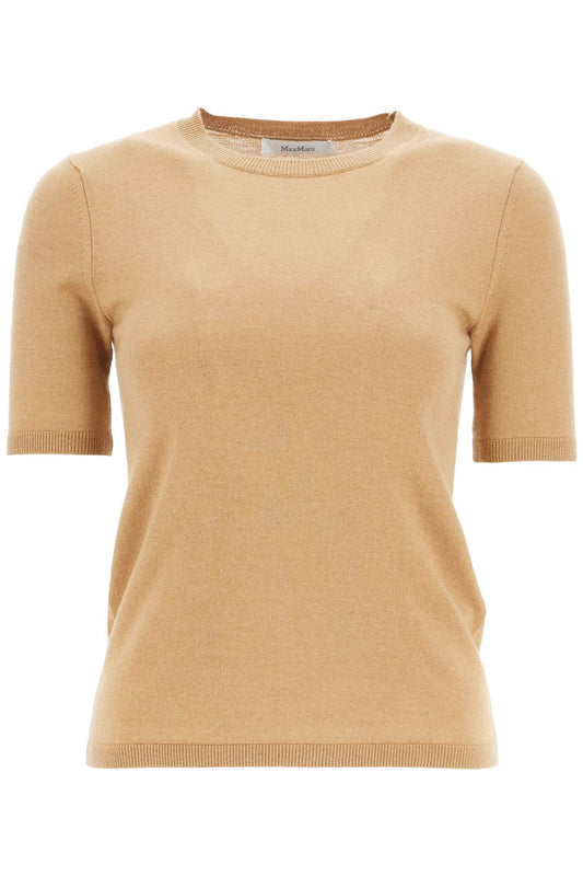 Short-sleeved Knit Top 'warren  - Beige