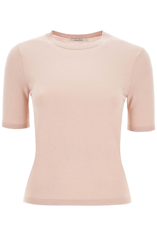 Short-sleeved Knit Top 'warren  - Pink