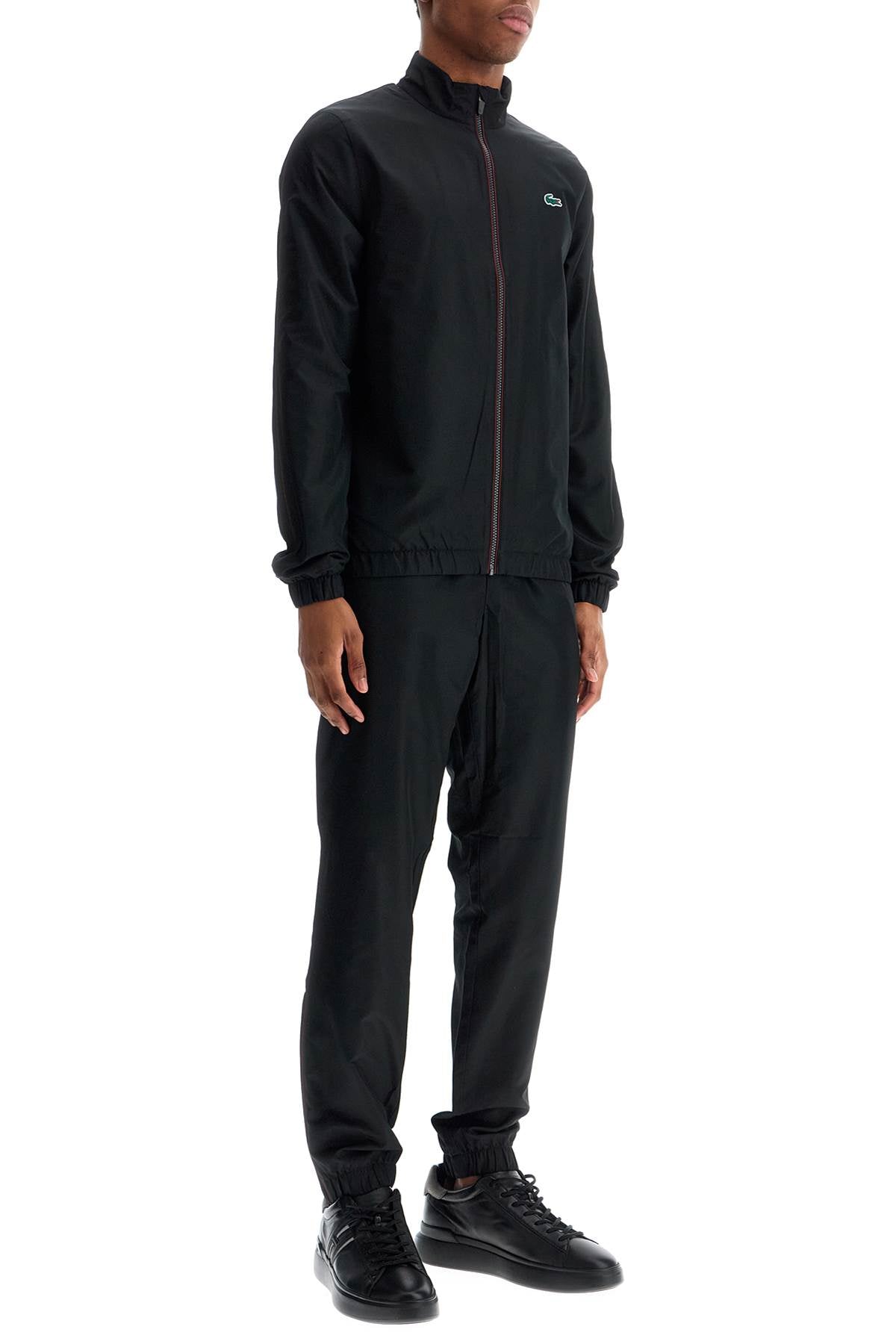 Regular Fit Sports Tracksuit  - Black