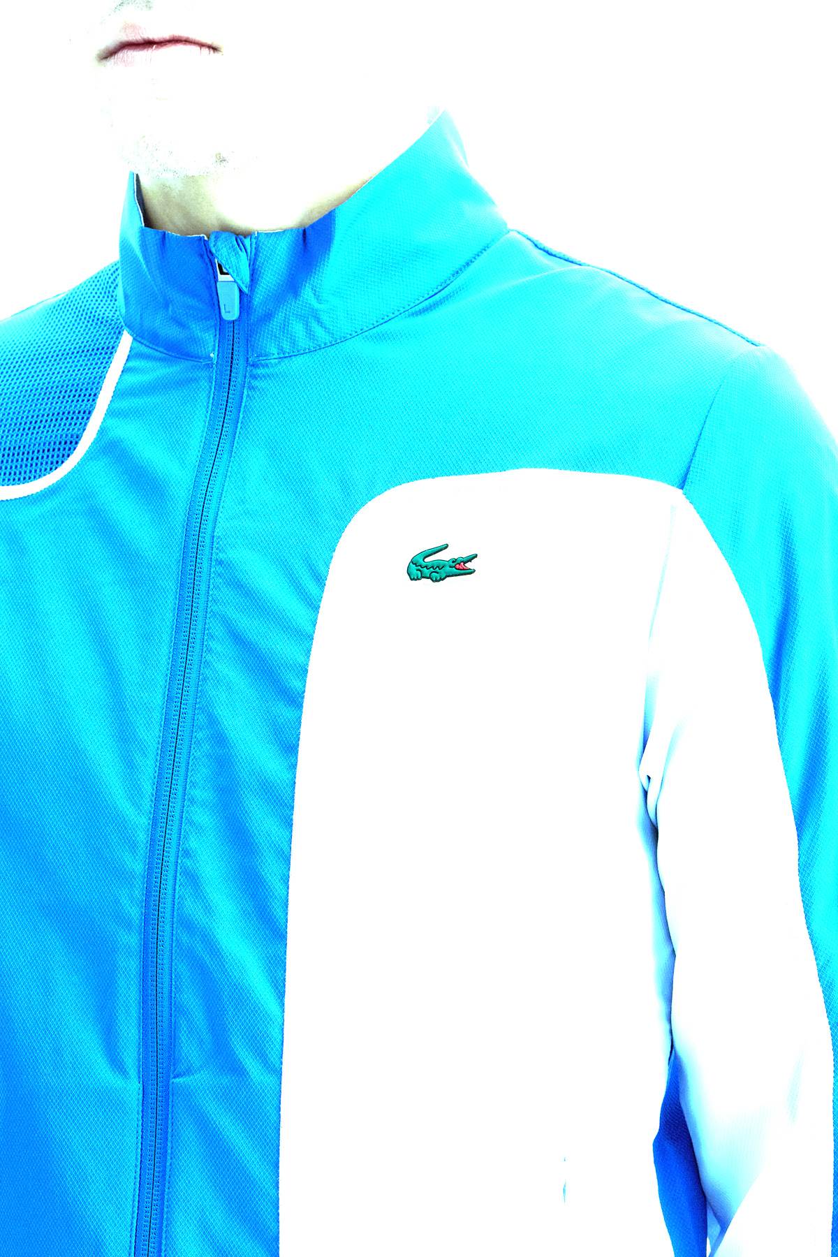 'sporty Tracksuit With Contrasting Stitching  - Blue