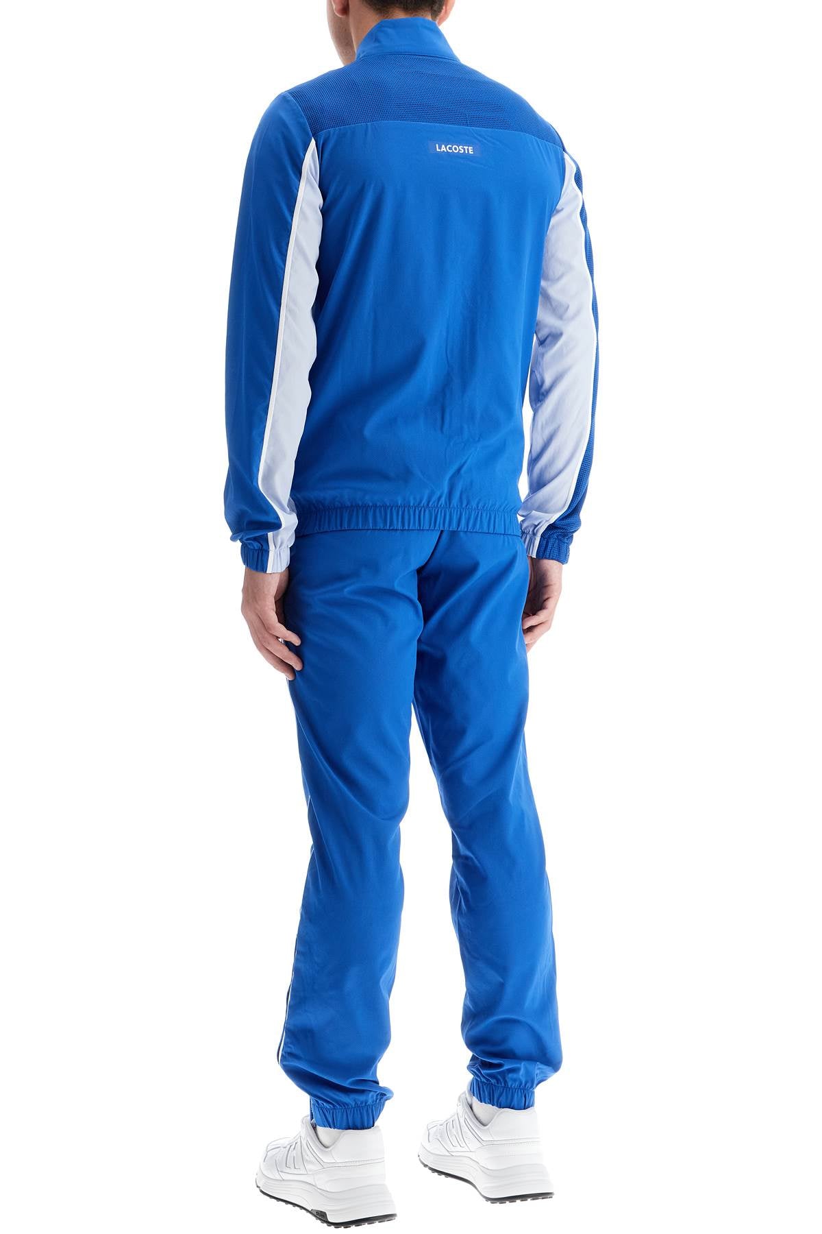 'sporty Tracksuit With Contrasting Stitching  - Blue