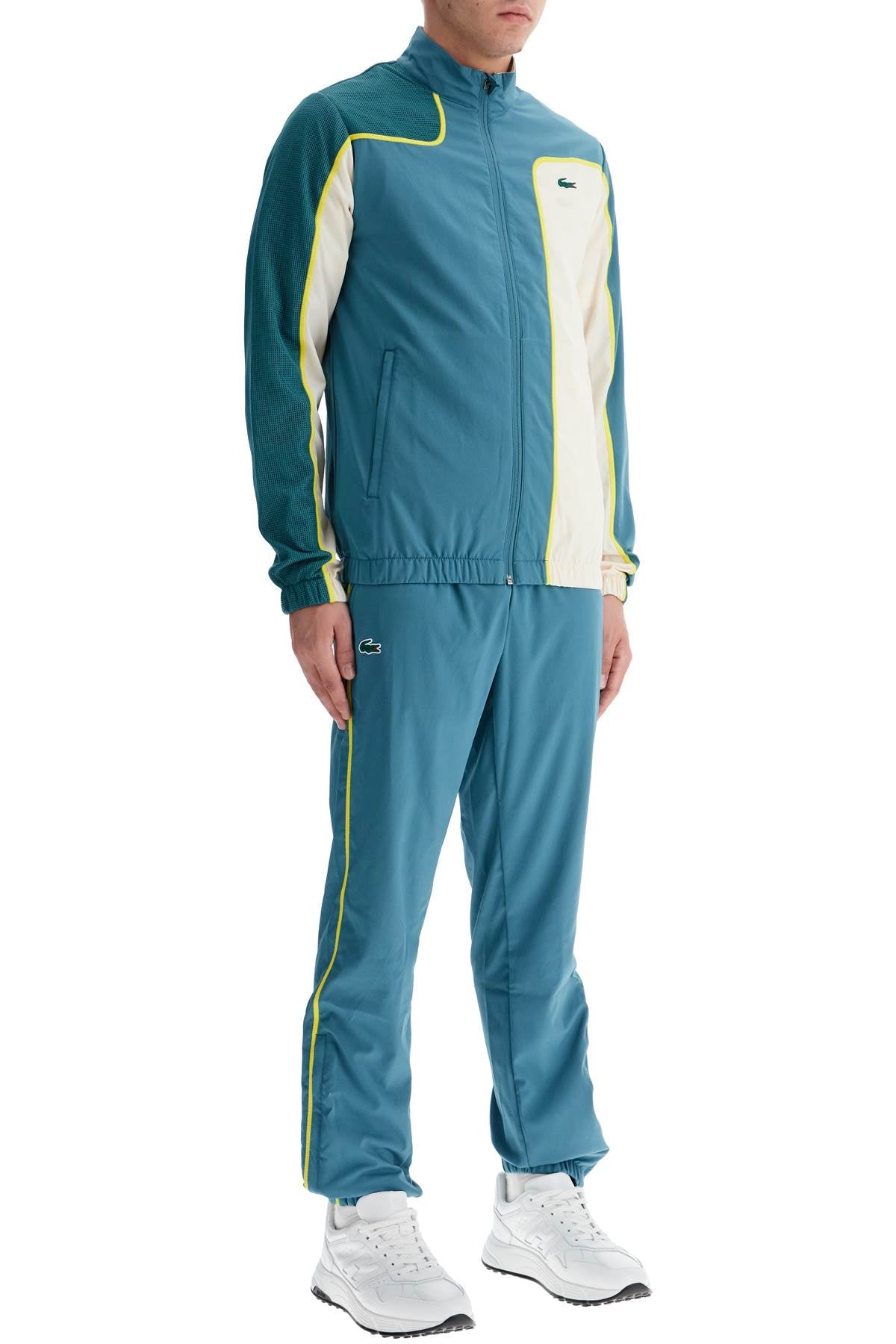 'sporty Tracksuit With Contrasting Stitching  - Green