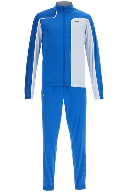 'sporty Tracksuit With Contrasting Stitching  - Blue