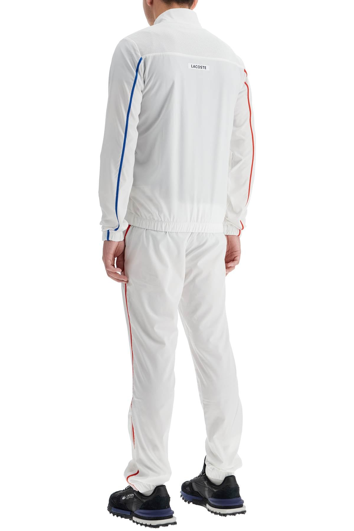 'sporty Tracksuit With Contrasting Stitching  - White