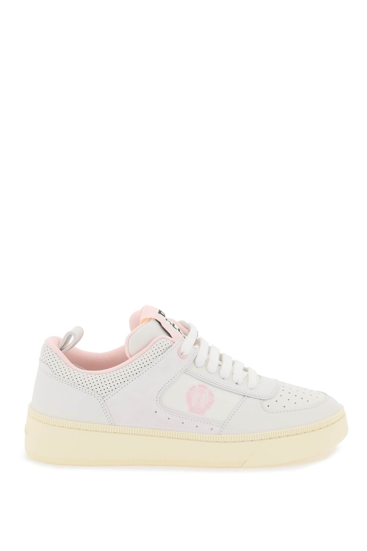 Leather Riweira Sneakers  - Bianco