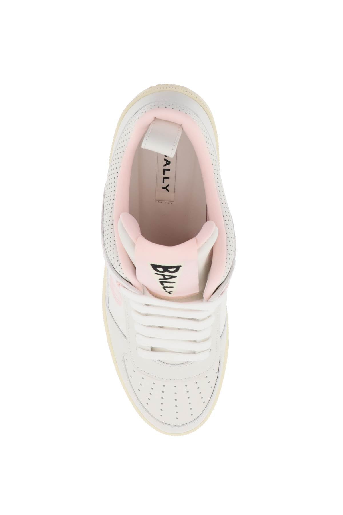 Leather Riweira Sneakers  - Bianco