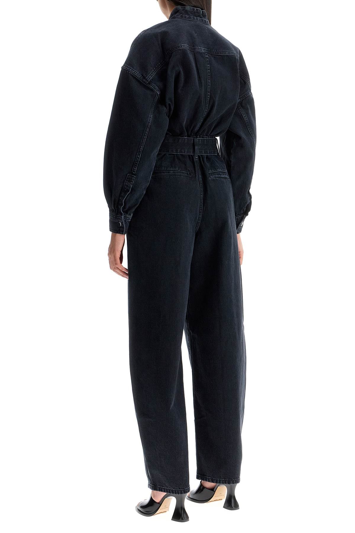 Denim Cocoon Jumps  - Black