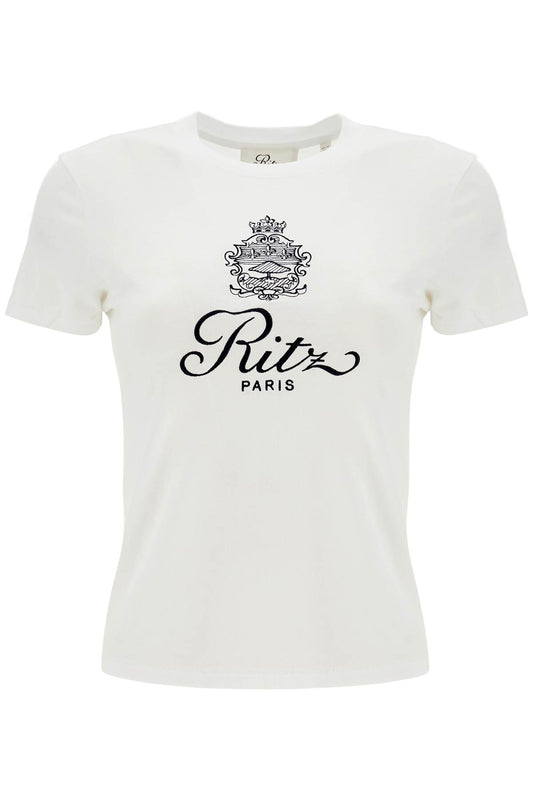 Embroidered Frame X Ritz Paris  - White