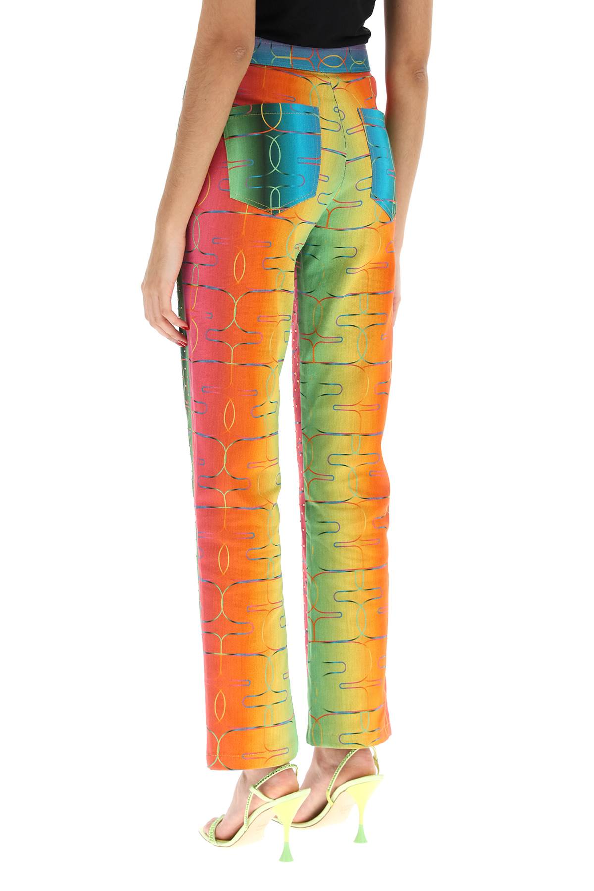 'bery' Multicolor Rhinestone Pants  - Multicolor