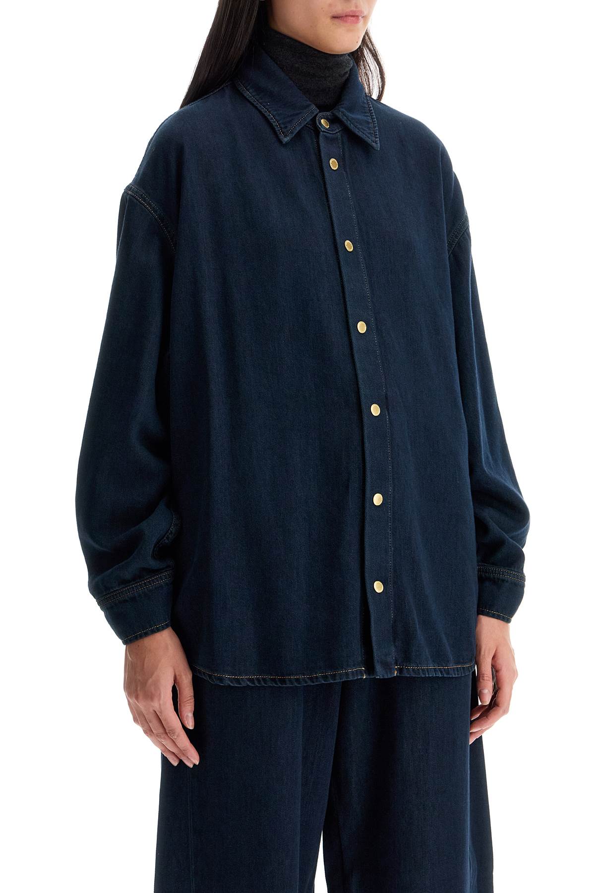 Keanu Denim Shirt For  - Blue