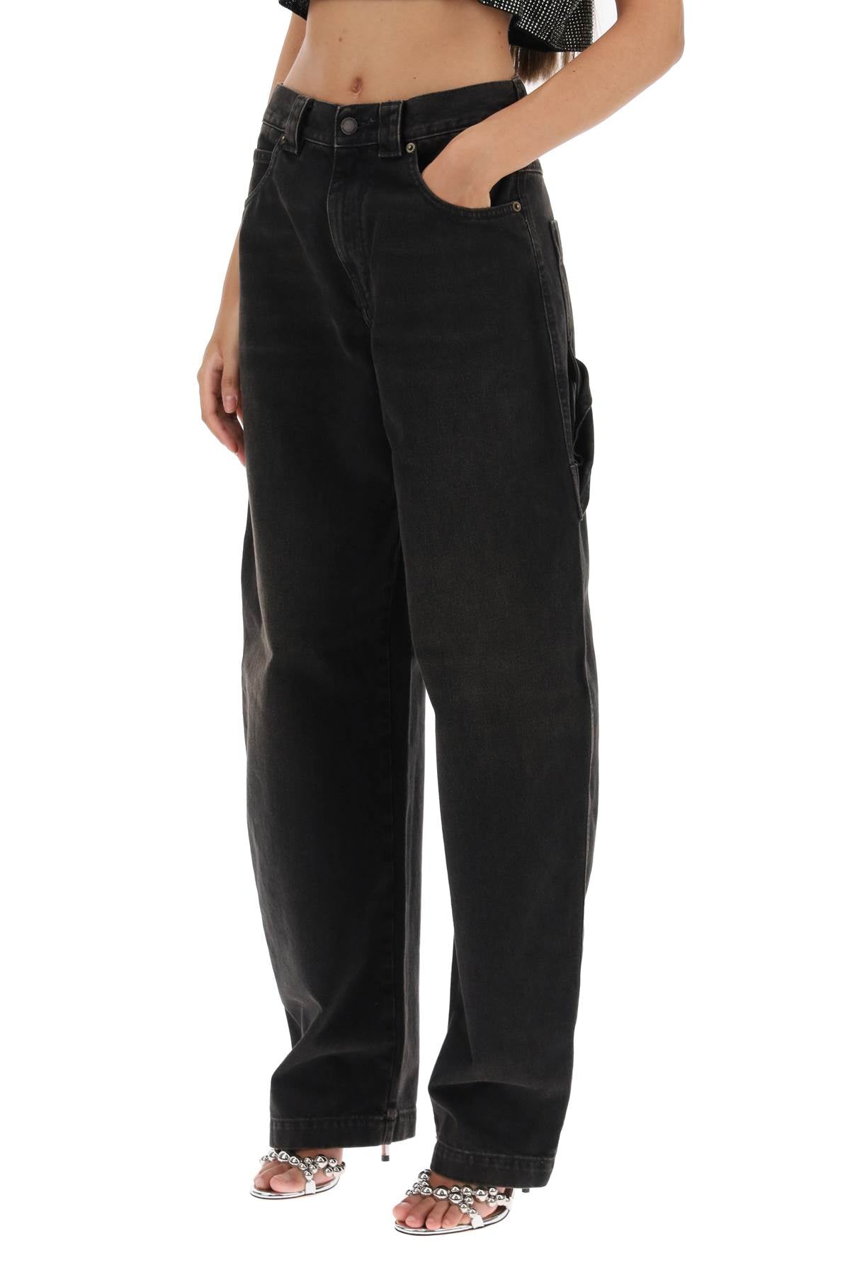 'audrey' Baggy Jeans  - Black