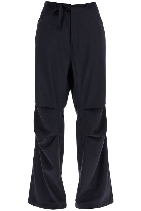 "daisy Wool Trousers In Cool Fabric  - Blue