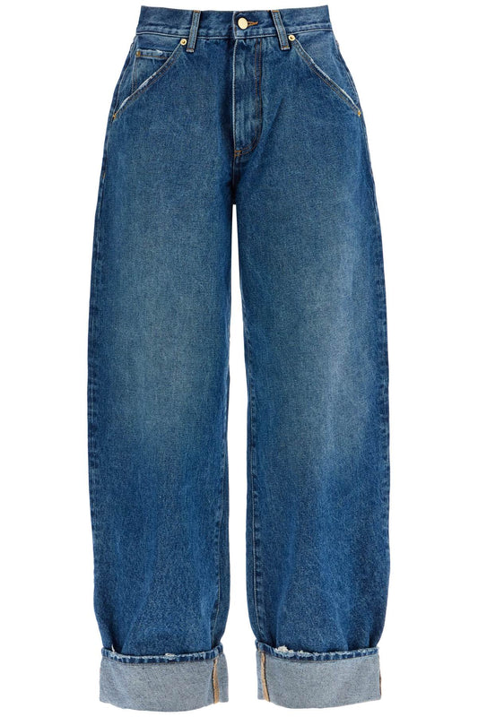 Khris Barrel Jeans  - Blue