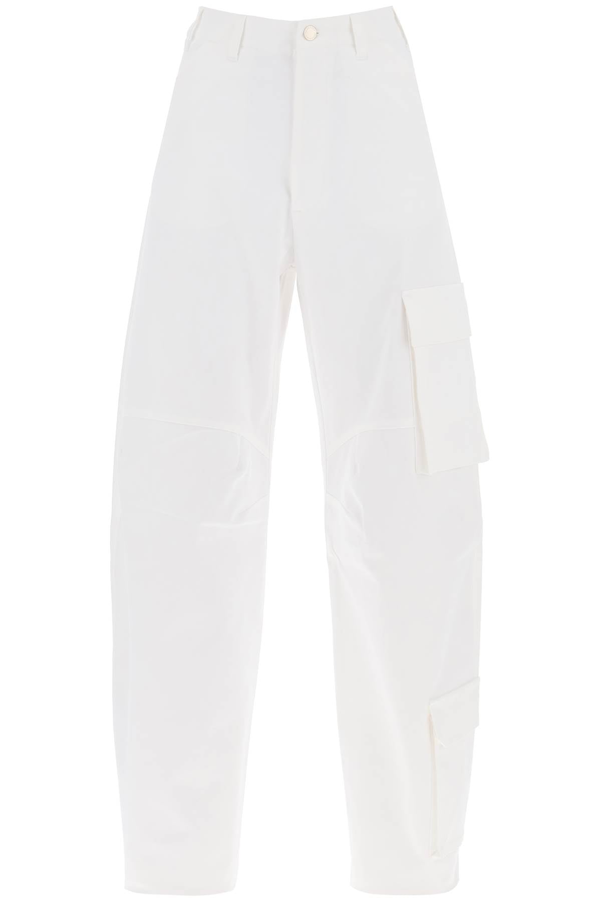 Rose Cargo Pants  - White