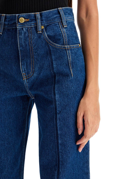 "lu Jeans With Pleated Effect  - Blue