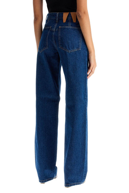 "lu Jeans With Pleated Effect  - Blue