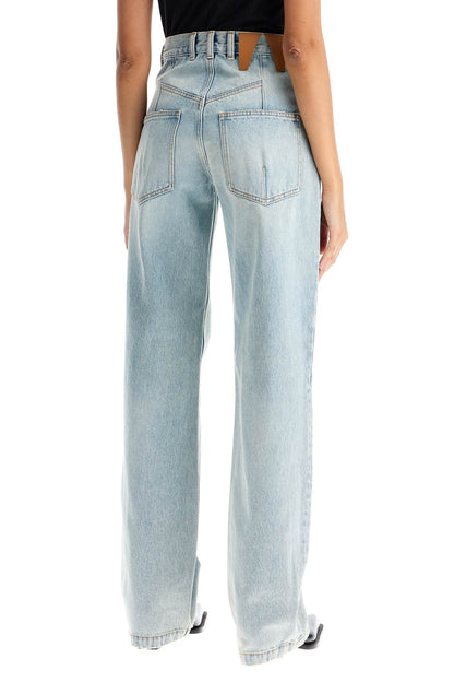 Straight Leg Lu Jeans  - Blue