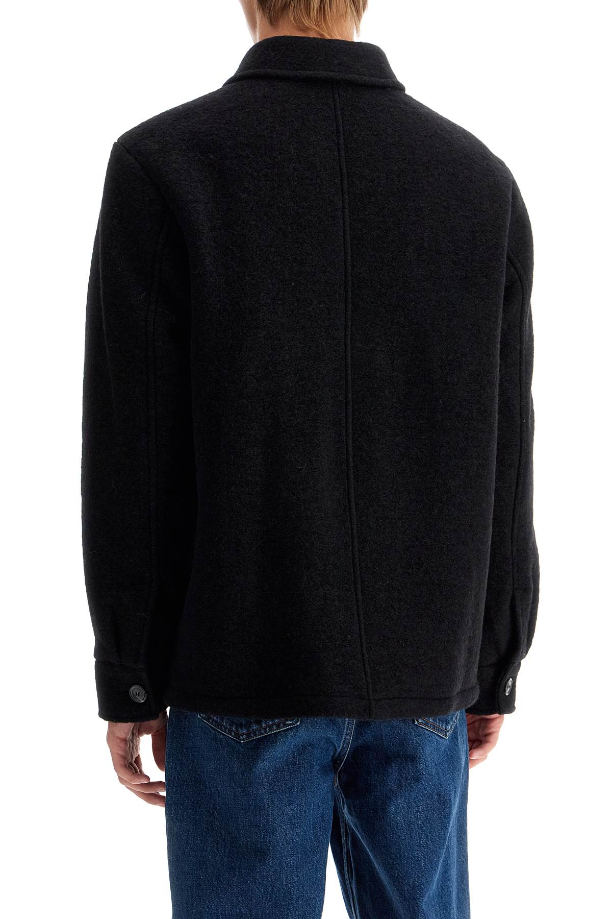 "emile Wool Effect Fleece  - Black