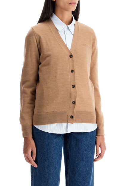 Salome Wool Cardigan For  - Beige