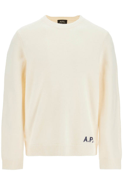 'compact Wool Edward Pullover Sweater  - White