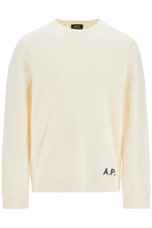 'compact Wool Edward Pullover Sweater  - White