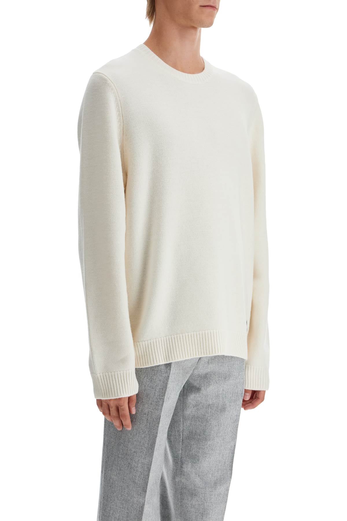 'compact Wool Edward Pullover Sweater  - White