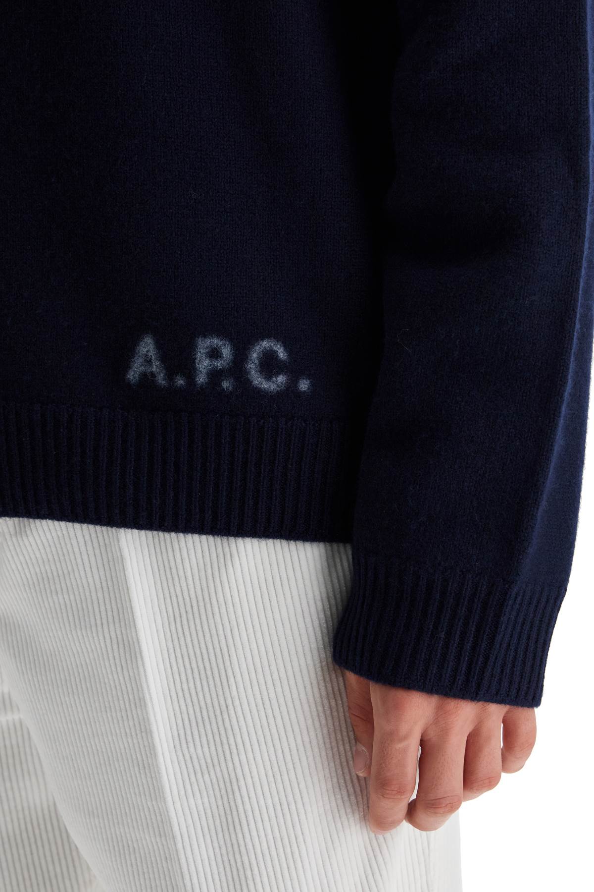 'compact Wool Edward Pullover Sweater  - Blue