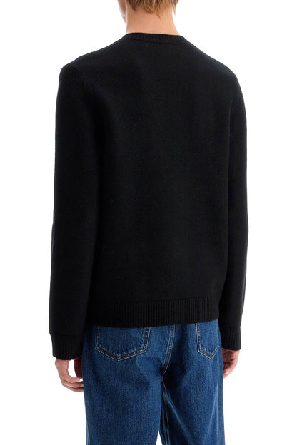 'compact Wool Edward Pullover Sweater  - Black