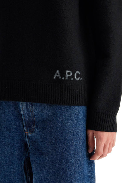 'compact Wool Edward Pullover Sweater  - Black