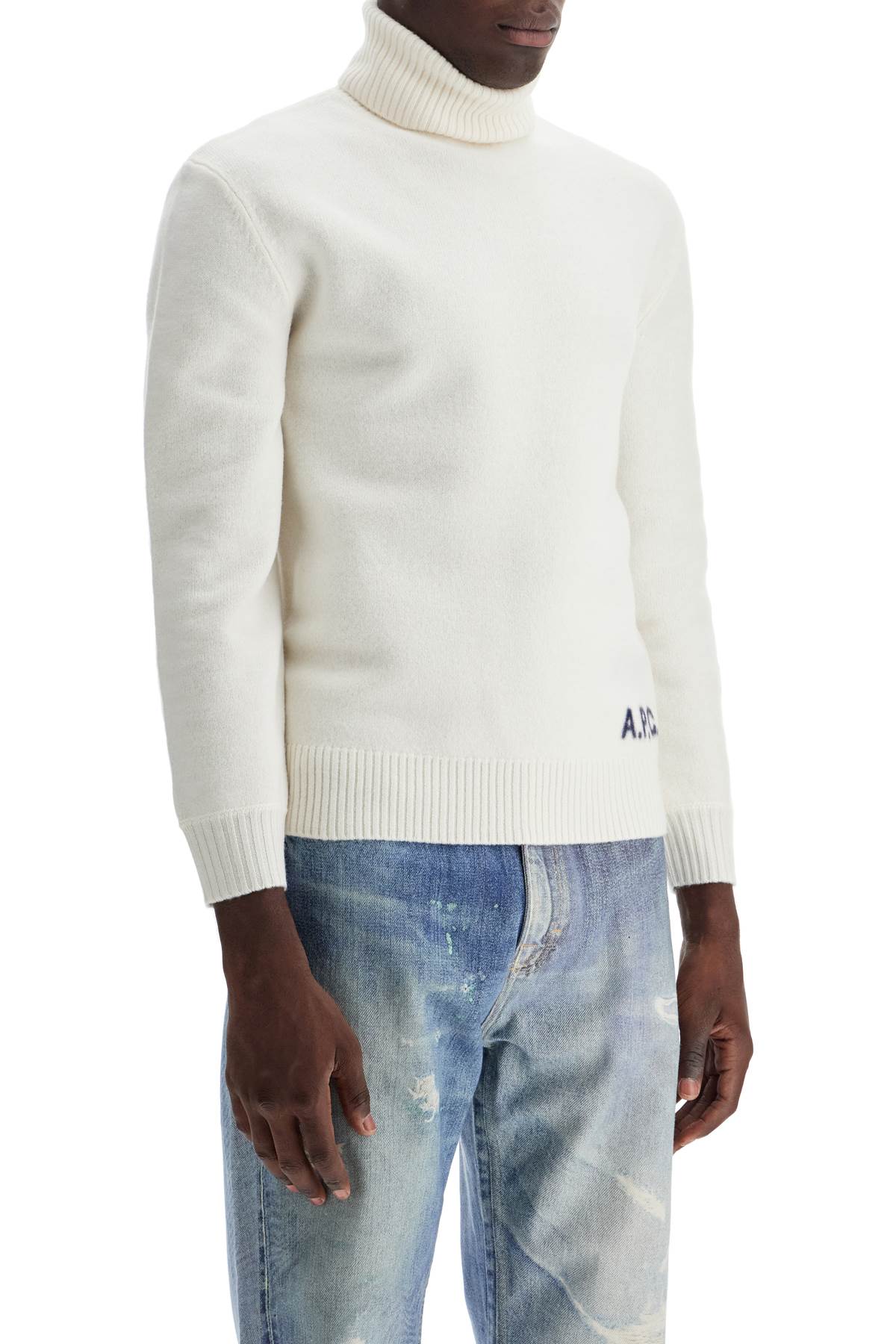 Walter High-neck Pullover  - White