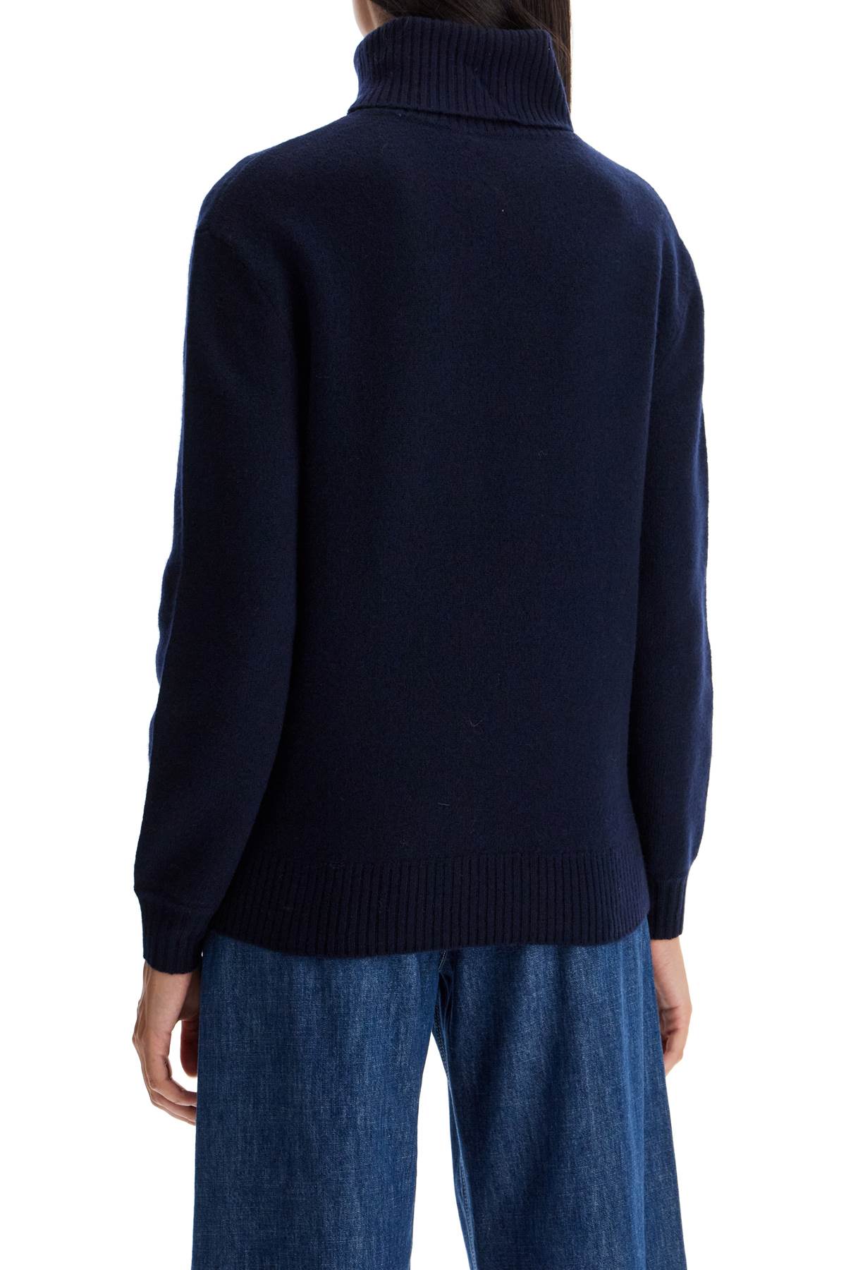 Walter High-neck Pullover  - Blue