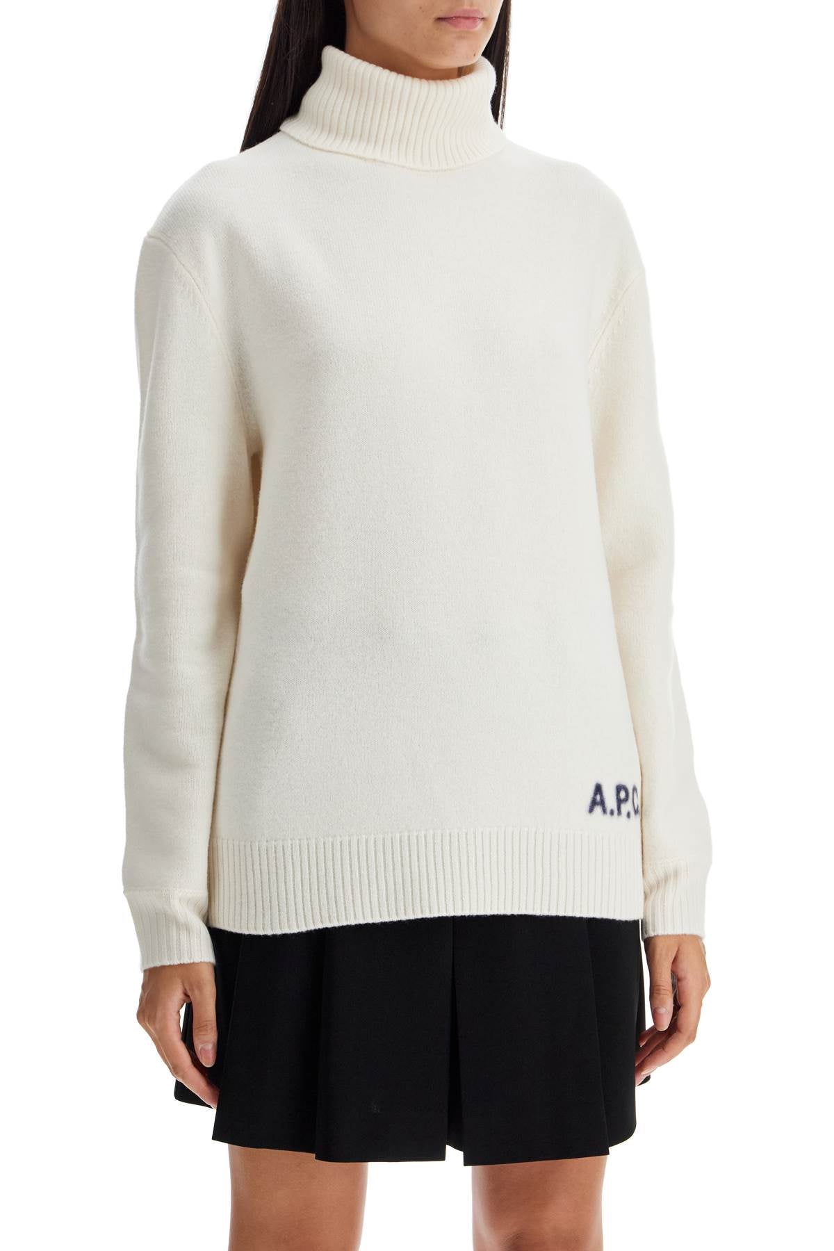 Walter High-neck Pullover  - White