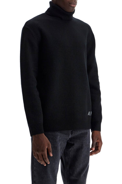 Walter High-neck Pullover  - Black