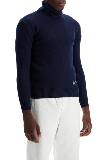 Walter High-neck Pullover  - Blue