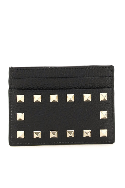 Rockstud Card Holder  - Nero